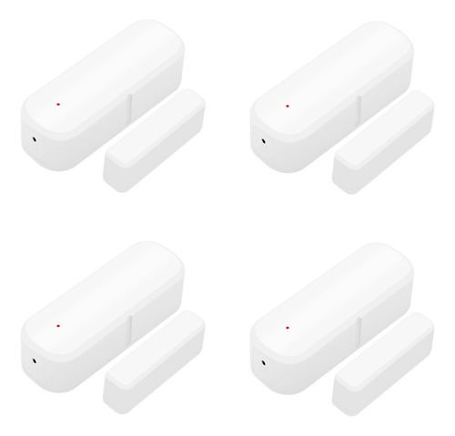 Sensor Puerta Ventana Wifi Compatible Con Alexa Pack X 4