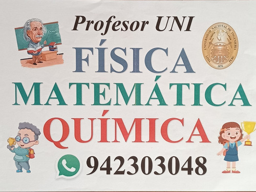 Clases Particulares De Matemática, Física Y Química.