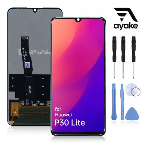 Pantalla Completa Táctil Lcd Huawei P30 Lite Mar-lx3a Negro