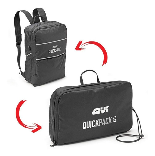 Mochila Givi Reversible 15 Lts Bolso Interno T521