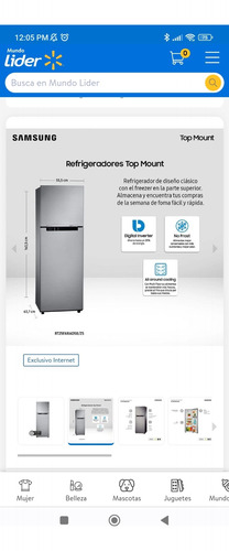 Refrigerador Samsung Top Mount 255l 