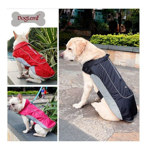 Ropa Para Perros Impermeable + Polar 40cm L Dif. Colores