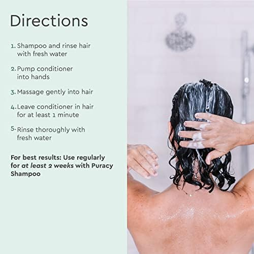 Refil De Shampoo Natural Puracy, 48 Onças Fluidas, O Máximo