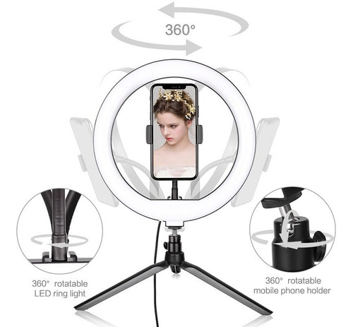 Disco Arco Led Kit Iluminação Fotografia Led Ring Luz Grand