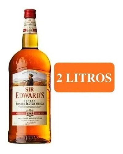 Botellon Whisky 2 Litros Sir Edward Scotch E.limitada