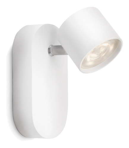 Aplique De Pared Lampara Philips Star Led 1x4 Watts Blanco