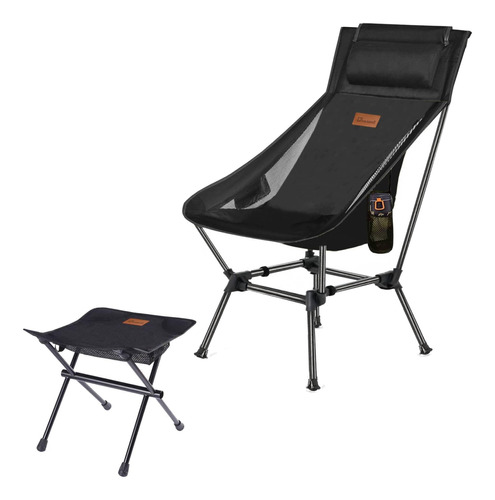 Silla Camping Gran Tamaño Compacta 2 Via Plegable Portatil