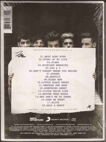 One Direction - Dvd - Midnight Memories ( Deluxe )