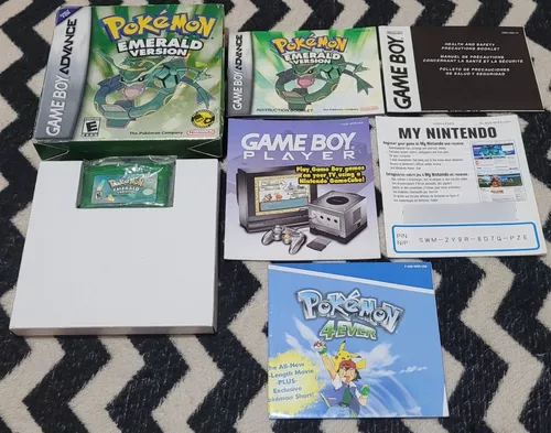 Jogo Pokémon Emerald Version GameBoy Advance