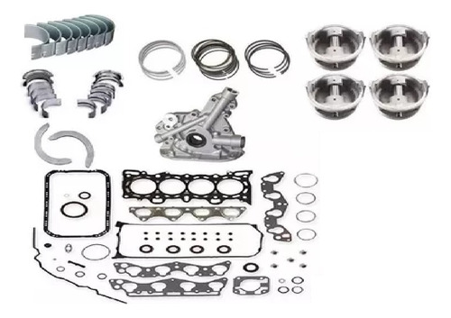 Kit Retifica Completo Motor Renault Clio 1.6 16v. 07/ Flex