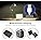 Linterna Led Usb 9w, 3 Colores Regulables, Camping