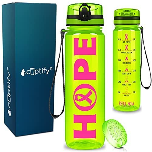Cuptify Hope On Black Frosted 32 Oz 1 Liter Jjcdq