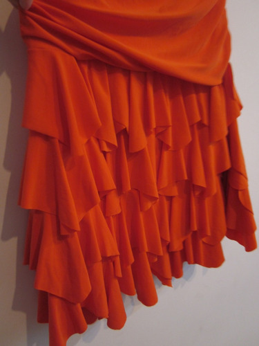 Vestido Strapless Nomade, Naranja Fuerte!