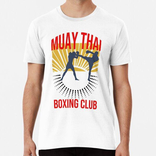 Remera Camisa De Boxeo Club Muay Thai 1 Algodon Premium