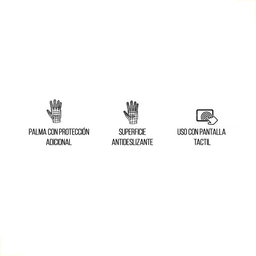 Guantes Moto Con Protecciones - Hombre - Negro/amarillo