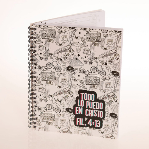 Imagen 2 de 6 de Cuaderno Con Versículo Urbano