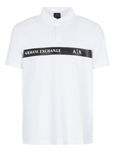 Camisa Ax Armani Exchange Casual Blanco Mod 6rzfcazj9sz1