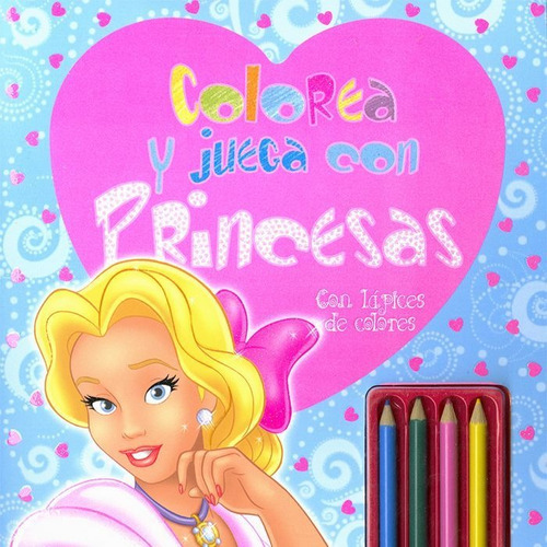 Colorea Y Juega Con Princesas (con Lãâ¡pices De Colores), De Susaeta, Equipo. Editorial Susaeta, Tapa Blanda En Español