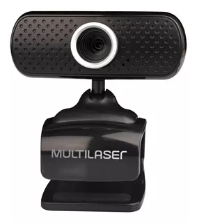 Câmera web Multilaser WC051 SD cor preto