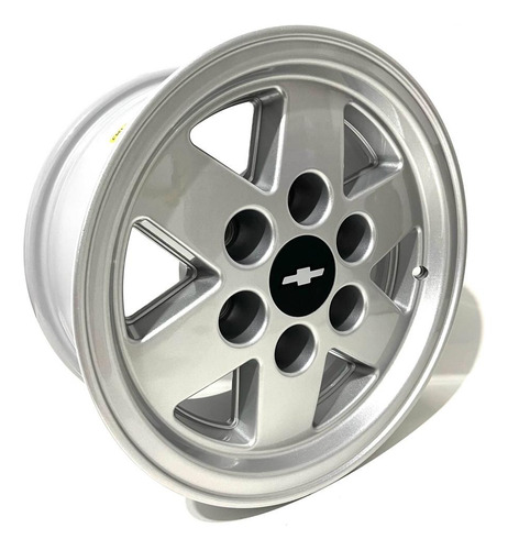 Rodas Gm D20 Conquest Aro 15 6x139 (jogo) + Bicos Cor Prata