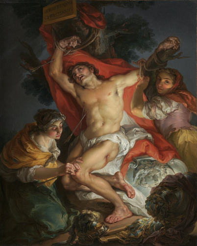 Lienzo Tela San Sebastián Tendido Arte Sacro