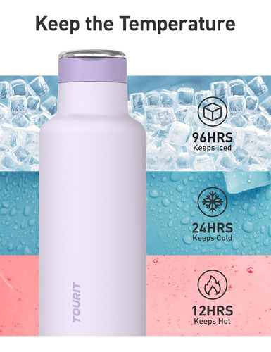 Tourit Botella De Agua Aislada, Botellas De Agua De Acero In