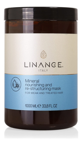 Linange Mineral Mask 33.8 Fl Oz, Crema Unisex Para El Tratam