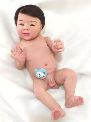 Bebe Reborn Japonês Menino Silicone Super Realista