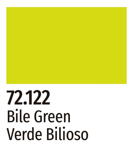 Tinta Vallejo Game Color New Verde Bile Green 72.122 18ml