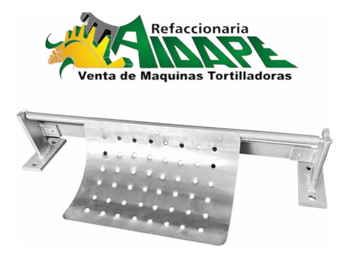 Deslizador Inoxidable Trasero C/base P/máquina Tortilladora