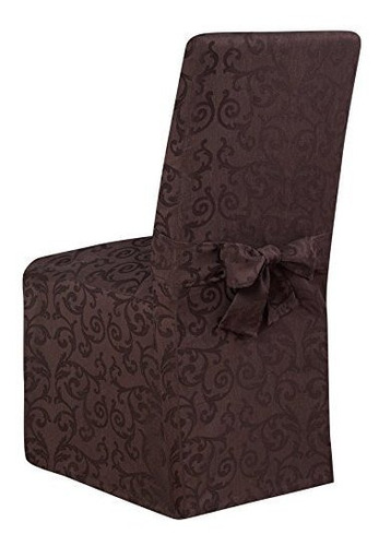 Madison Americana Slipcover Silla De Comedor Color Café