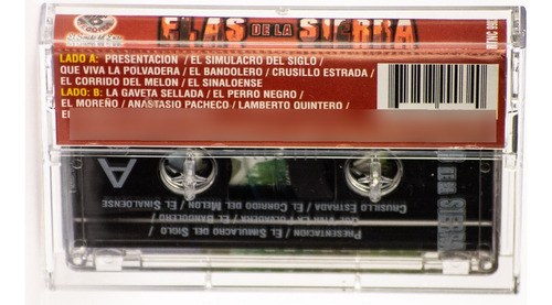 Cassette Original De El As De La Sierra La Polvadera Banda