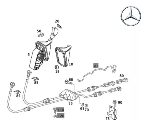 Palanca Selectora Cambios Mercedes Benz Sprinter 313 413 Cdi