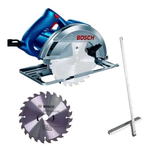 Imagen 1 de 10 de Sierra Circular Bosch Gks 150 185mm 1500w + Disco + Guía