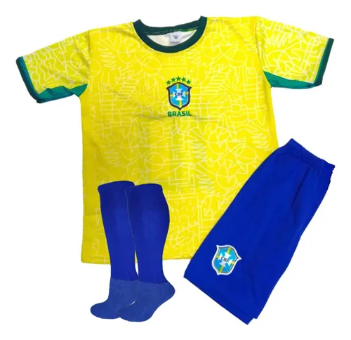 comprar Conjunto Completo Meião E Caneleira Uniforme Infantil