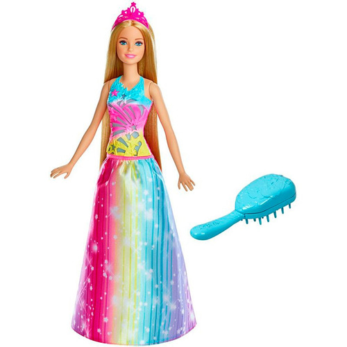 Barbie Princesa Peina Y Brilla De Jugueteria Que Regalo