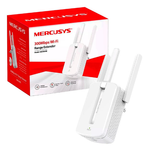 Mercusys Mw300re Repetidor de Wifi N300 Antenas Externas