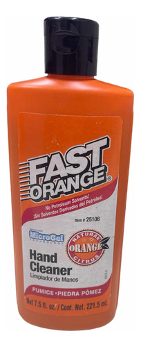 Limpiador Para Manos Permatex Fast Orange