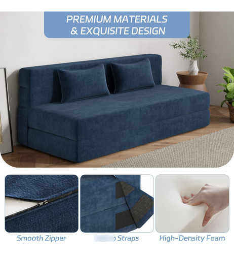 Luoxiao Sofá Cama Plegable Tamaño Queen Silla Convertible