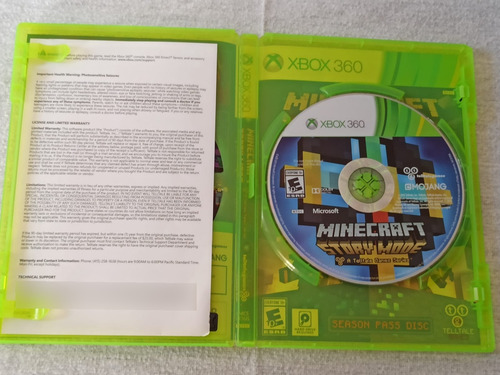 Minecraft: Story Mode Season Pass Disc Xbox 360 (Usado)