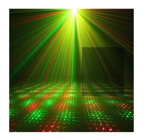 Imagen 4 de 4 de Mini Proyector Deluz Estroboscopica 36 Leds Audioritmico Rgb