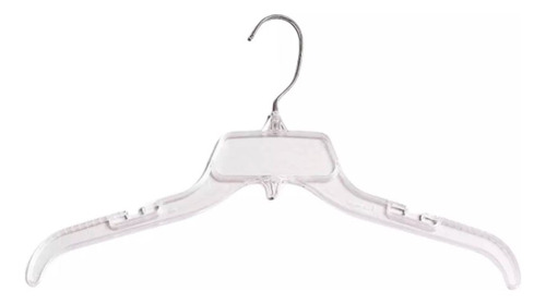 Gancho Para Ropa Modelo Cristal 43 Cms, Caja Con 10 Piezas!!