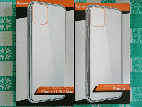Estuche Case iPhone 11 Y 11 Pro Max Nuevos Garantía Transpar