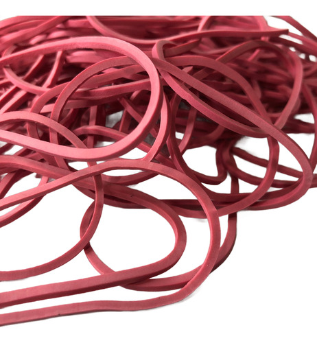 Elastico Latex Nº 18 Liguinha P/ Dinheiro 600 Un - Rosa