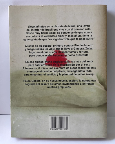 Imagen 2 de 5 de Once Minutos Paulo Coelho Libro Usado