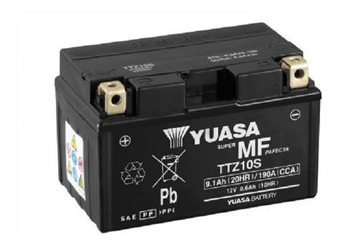Bateria Yuasa Ttz10s = Ytz10s 12v 9,1ah Cca190