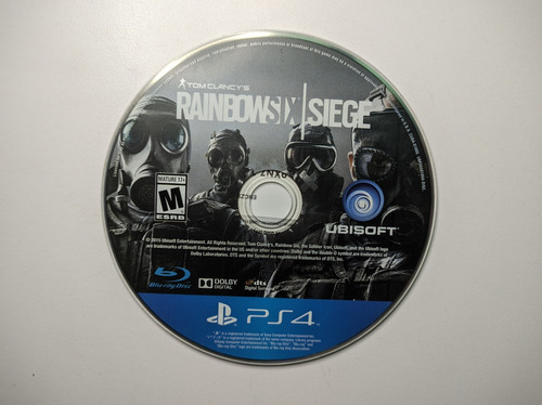 Tom Clancys Rainbow Six Siege Ps4 