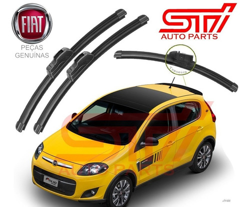 Jogo Palheta Diant+tras Fiat Palio 2012' Novo Original Nf