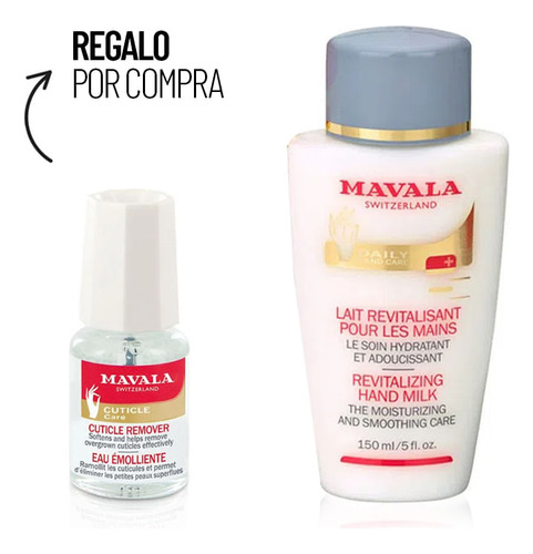 Kit Crema De Manos Mavala Lait Revitalisant + Cuticle Remove