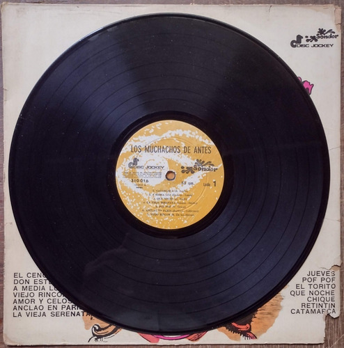 Lp Los Muchachos De Antes Vuelven Los Muchachos Vinil (Usado)